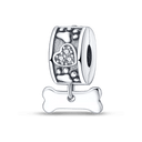 Daisy Sterling Silver Clip Charms with Authentic CZ Detailing Daisy Sterling Silver Clip Charms with Authentic CZ Detailing