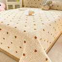 Soft Thickened Warm Milk Velvet Bed Cover Non-slip Bedsheet Soft Thickened Warm Milk Velvet Bed Cover Non-slip Bedsheet