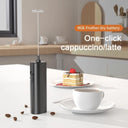 Electric Milk Frother Portable Mini Handheld Fast Foamer Electric Milk Frother Portable Mini Handheld Fast Foamer