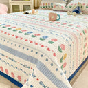 Soft Thickened Warm Milk Velvet Bed Cover Non-slip Bedsheet Soft Thickened Warm Milk Velvet Bed Cover Non-slip Bedsheet