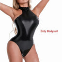 Alluring Glossy PU Leather Catsuit Set Empower Your Sensuality Alluring Glossy PU Leather Catsuit Set Empower Your Sensuality
