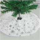 Elegant Faux Fur Christmas Tree Skirt with Sequins Elegant Faux Fur Christmas Tree Skirt with Sequins
