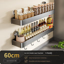 Suction Cup Punch-Free Wall Condiment Hook Rack Storage Suction Cup Punch-Free Wall Condiment Hook Rack Storage
