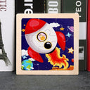 Kids Cartoon Animal Traffic Wooden Puzzle Toy Set Educational Jigsaw Fun Kids Cartoon Animal Traffic Wooden Puzzle Toy Set Educational Jigsaw Fun