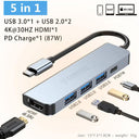 CERASTES New USB C Hub Type C 4KHD RJ45 VGA 4 USB 3.0 Hub CERASTES New USB C Hub Type C 4KHD RJ45 VGA 4 USB 3.0 Hub