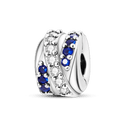 Daisy Sterling Silver Clip Charms with Authentic CZ Detailing Daisy Sterling Silver Clip Charms with Authentic CZ Detailing