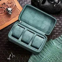 Leather Watch & Jewelry Storage Case Travel Companion Leather Watch & Jewelry Storage Case Travel Companion