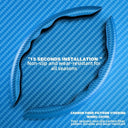 Carbon Fiber Leather Steering Cover for Enhanced Control Comfort Carbon Fiber Leather Steering Cover for Enhanced Control Comfort