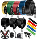 Ultimate 360lbs Resistance Bands Set For Home Gym Use Ultimate 360lbs Resistance Bands Set For Home Gym Use