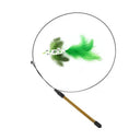 Interactive Cat Stick Toy Premium Quality Feather Bell Bird Interactive Cat Stick Toy Premium Quality Feather Bell Bird