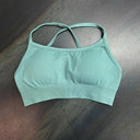 Seamless Backless Sports Bra for Women Medium Support Crop Top Seamless Backless Sports Bra for Women Medium Support Crop Top