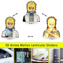 NARUTO Anime 3D Motion Lenticular Waterproof Stickers Set NARUTO Anime 3D Motion Lenticular Waterproof Stickers Set