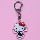 Anime Hello Kitty And My Melody Keychain Set For Fans Anime Hello Kitty And My Melody Keychain Set For Fans