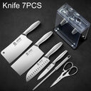 Professional 1-7 Piece Stainless Steel Kitchen Knife Set Professional 1-7 Piece Stainless Steel Kitchen Knife Set