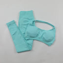 Seamless High Elastic Yoga Set Women 2 Piece Sportswear Seamless High Elastic Yoga Set Women 2 Piece Sportswear