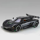 Attack Alloy Diecast Metal Racing Car Koenigsegg Jesko Model Attack Alloy Diecast Metal Racing Car Koenigsegg Jesko Model