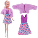 Barbie Doll Fashion Set: Chic Coat and Dress for Dolls Barbie Doll Fashion Set: Chic Coat and Dress for Dolls