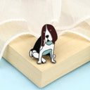 Cartoon Dogs Enamel Brooch Cute Animals Badge Jewelry Gift Cartoon Dogs Enamel Brooch Cute Animals Badge Jewelry Gift