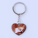 Personalized Stainless Steel Pet Photo Necklace and Keychain Personalized Stainless Steel Pet Photo Necklace and Keychain