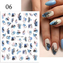 Succulent Blossom Nail Art Decals Blooming 3D Beauty Kit Succulent Blossom Nail Art Decals Blooming 3D Beauty Kit