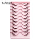 Wispy Faux Mink Half Lashes for Eye Enhancement Comfort Wispy Faux Mink Half Lashes for Eye Enhancement Comfort
