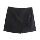 Vintage Asymmetrical Skort Stylish All-Season Upgrade Vintage Asymmetrical Skort Stylish All-Season Upgrade
