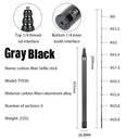 Carbon Fiber Invisible Extended Selfie Stick For Insta360 X3 GO3 Carbon Fiber Invisible Extended Selfie Stick For Insta360 X3 GO3