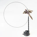 Handfree Cat Wand with Bell & Feather Toy for Cats Handfree Cat Wand with Bell & Feather Toy for Cats