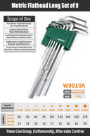 WYNNS Allen Wrench Set Hex Key 9pcs Tool for Repairs WYNNS Allen Wrench Set Hex Key 9pcs Tool for Repairs