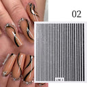 Elevate Your Style with Chic 3D Nail Art Decals Set Elevate Your Style with Chic 3D Nail Art Decals Set