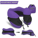 Memory Foam U-Shape Travel Pillow with Adjustable Support Memory Foam U-Shape Travel Pillow with Adjustable Support