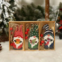 Charming Wooden Christmas Gnome Ornaments for Tree Decor Charming Wooden Christmas Gnome Ornaments for Tree Decor