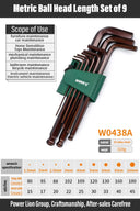 WYNNS Allen Wrench Set Hex Key 9pcs Tool for Repairs WYNNS Allen Wrench Set Hex Key 9pcs Tool for Repairs