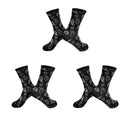 Cactus Jack Hip Hop Crew Socks Sporty Style For Occasions Cactus Jack Hip Hop Crew Socks Sporty Style For Occasions