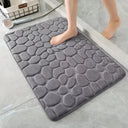Cobblestone Design 3D Anti-Slip Bath Mat Absorbent Carpet Cobblestone Design 3D Anti-Slip Bath Mat Absorbent Carpet