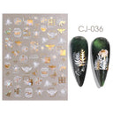 Fantasy Butterfly Nail Decals - Silver Holographic Flames Fantasy Butterfly Nail Decals - Silver Holographic Flames