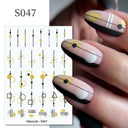 Elevate Your Style with Chic 3D Nail Art Decals Set Elevate Your Style with Chic 3D Nail Art Decals Set