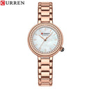 CURREN Ladies Quartz Wristwatch: Elegant Steel Timepiece CURREN Ladies Quartz Wristwatch: Elegant Steel Timepiece