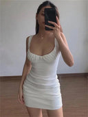 Korean Fashion Sleeveless Bodycon Dress for Summer Elegance Korean Fashion Sleeveless Bodycon Dress for Summer Elegance