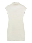 Sophisticated Vintage Sleeveless Knit Dress Elegant Women's Style Statement Sophisticated Vintage Sleeveless Knit Dress Elegant Women's Style Statement