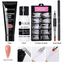 Glowing White Gel Nail Extension Kit for Beautiful Nails Glowing White Gel Nail Extension Kit for Beautiful Nails