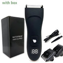 Mens Groin Hair Trimmer Waterproof Wet Dry Groomer Razor Mens Groin Hair Trimmer Waterproof Wet Dry Groomer Razor