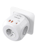 LENCENT Smart Multi-Plug Charger Versatile Power Hub Travel LENCENT Smart Multi-Plug Charger Versatile Power Hub Travel
