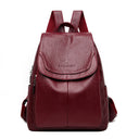 Women Large Capacity Backpack Purses High Quality Leather Women Large Capacity Backpack Purses High Quality Leather