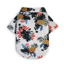 Hawaiian Style Pineapple Print Dog Shirt For Pets Summer Fun Hawaiian Style Pineapple Print Dog Shirt For Pets Summer Fun