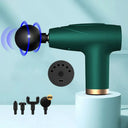 Black 4 Head Mini Fascia Gun Multi Stage Massage Device Black 4 Head Mini Fascia Gun Multi Stage Massage Device