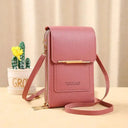 Leather Crossbody Wallet With Touch Screen Accessory Leather Crossbody Wallet With Touch Screen Accessory