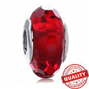 Colorful Heart Murano Glass Charm Sterling Silver for Pandora Colorful Heart Murano Glass Charm Sterling Silver for Pandora