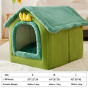 Foldable Winter Warm Cat Bed for Small Medium Pets Cozy Nest Foldable Winter Warm Cat Bed for Small Medium Pets Cozy Nest