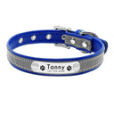 Leather Personalized Cat Collar Adjustable Free Engraving Leather Personalized Cat Collar Adjustable Free Engraving
